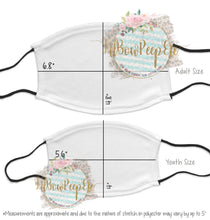 Load image into Gallery viewer, Among Us Christmas Face Printed Mask Adjustable Straps