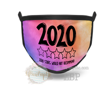 Load image into Gallery viewer, 2020 Zero Stars Watercolor Printed Mask