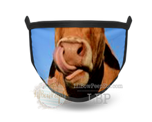 Load image into Gallery viewer, Cow Tongue Face Printed Mask