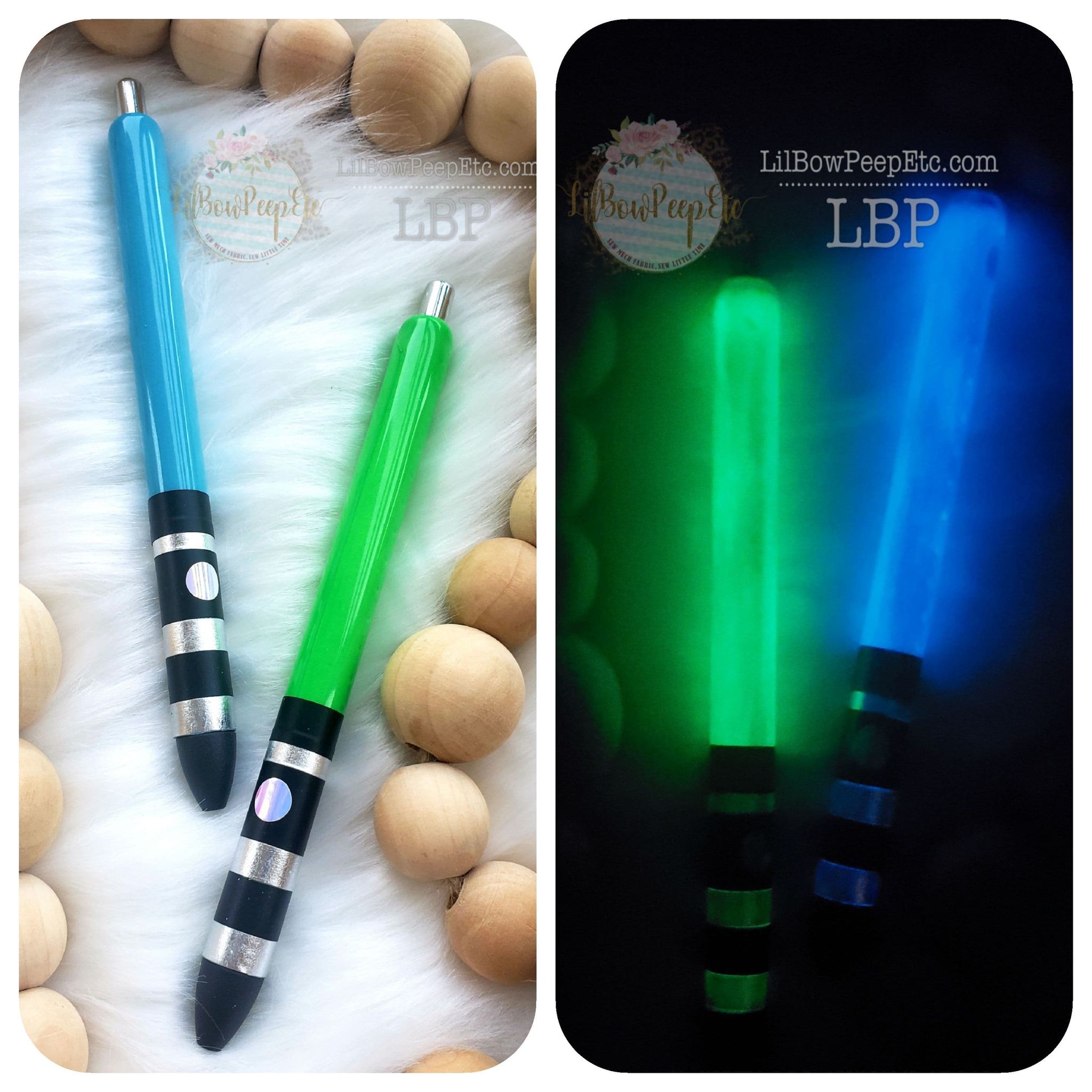 Custom Glow In The Dark Lightsaber Pen – LilBowPeepEtc
