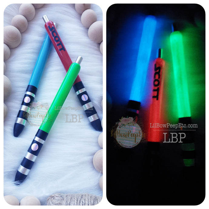 Custom Glow In The Dark Lightsaber Pen