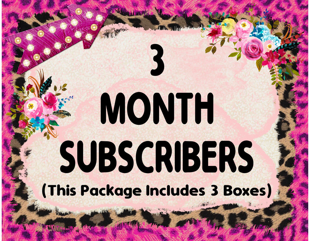 3 Month LilBowPeepEtc Subscription Box