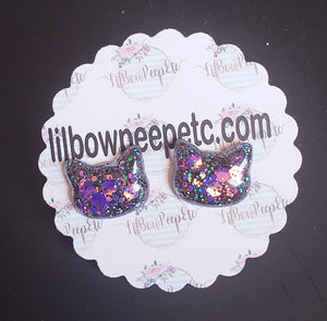 Glitter Earring Studs