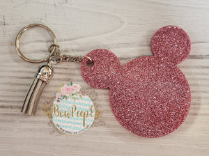 Mickey Or Minnie Mouse Keychain