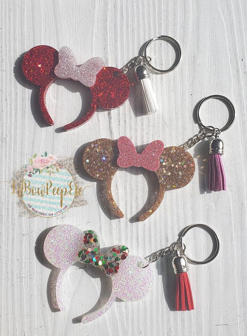 MM Mouse Bow Keychain