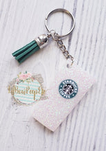 Load image into Gallery viewer, SBs Glitter Cup With Tassel Keychain