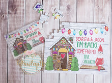 Load image into Gallery viewer, Custom Elf Inspired Welcome Back Puzzle Christmas