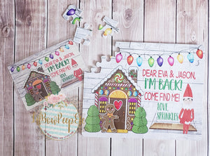 Custom Elf Inspired Welcome Back Puzzle Christmas