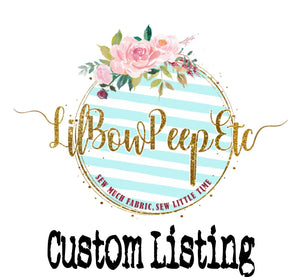 Custom Tee Listing For Vicki