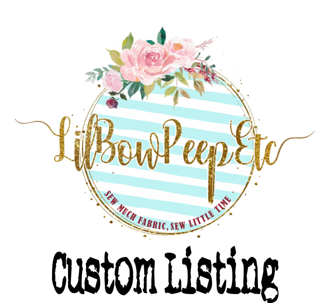 Custom Tee Listing For Vicki