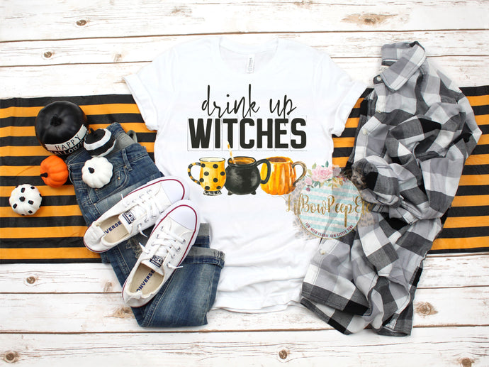 Drink Up Witches Mug Tee