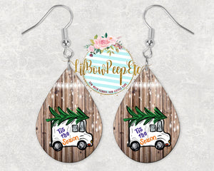 Hardboard Earrings FedEx Holiday: Tis The Season