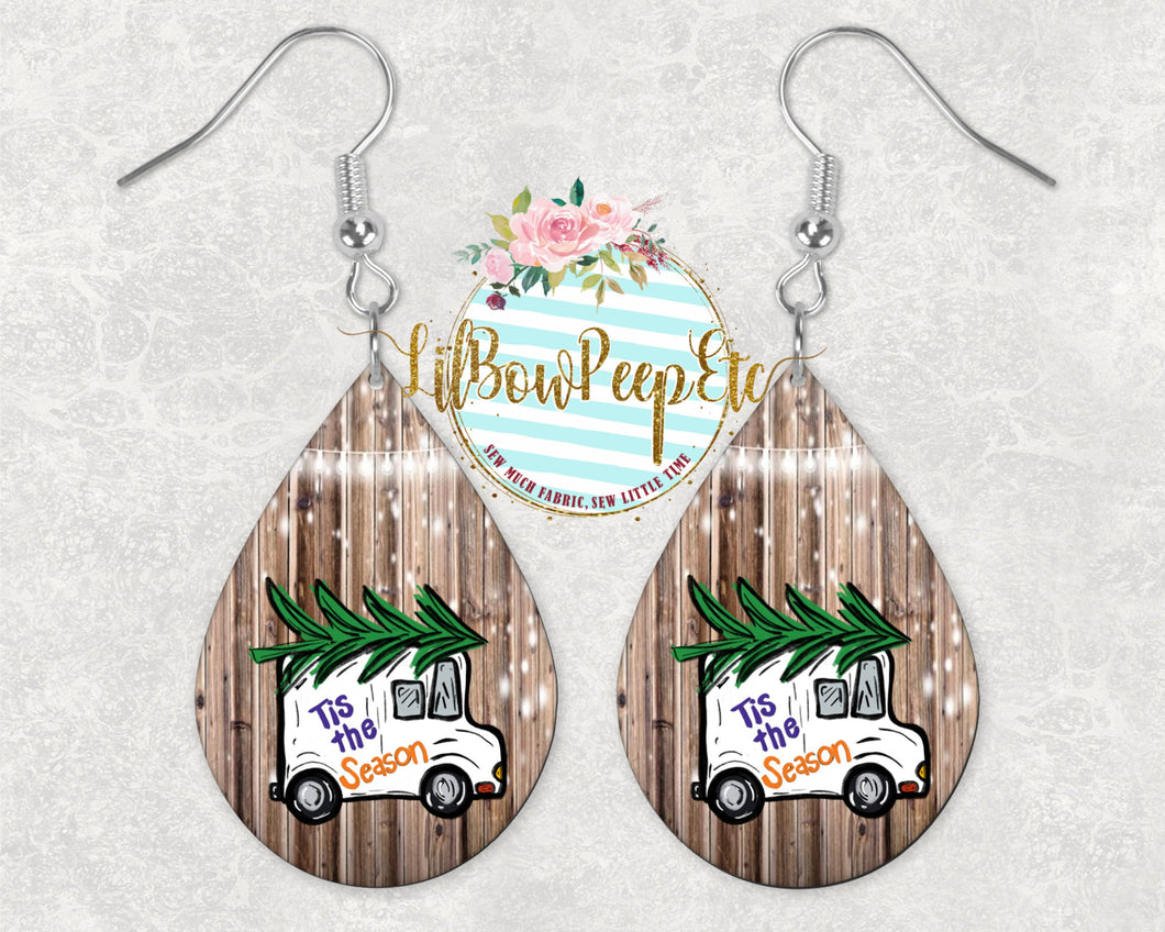 Hardboard Earrings FedEx Holiday: Tis The Season