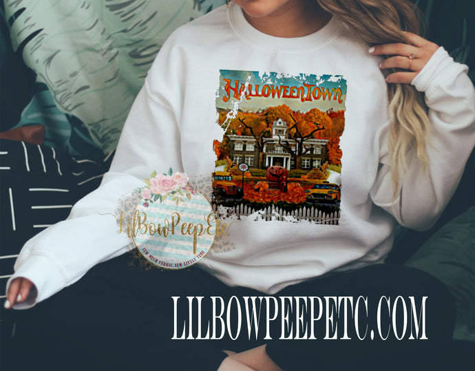 Halloweentown City Hall Crew Unisex Sweatshirt