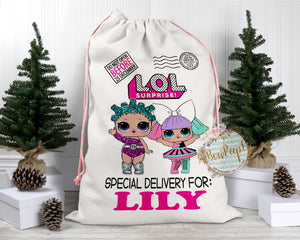 LOL Doll Personalized Santa Sack