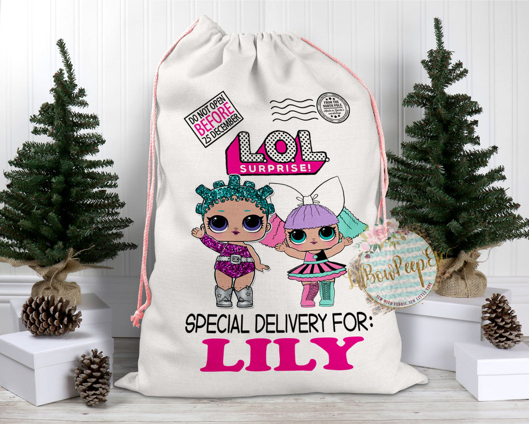 Lol doll best sale drawstring bag