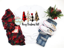 Load image into Gallery viewer, Merry Christmas Y&#39;all: Christmas Trees Plaid and Leopard