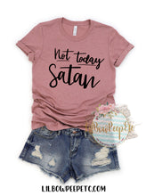 Load image into Gallery viewer, Not Today Satan Short Sleeve Unisex Adult Tee