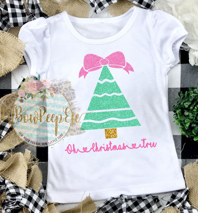 Oh Christmas Tree Glitter YOUTH KIDS