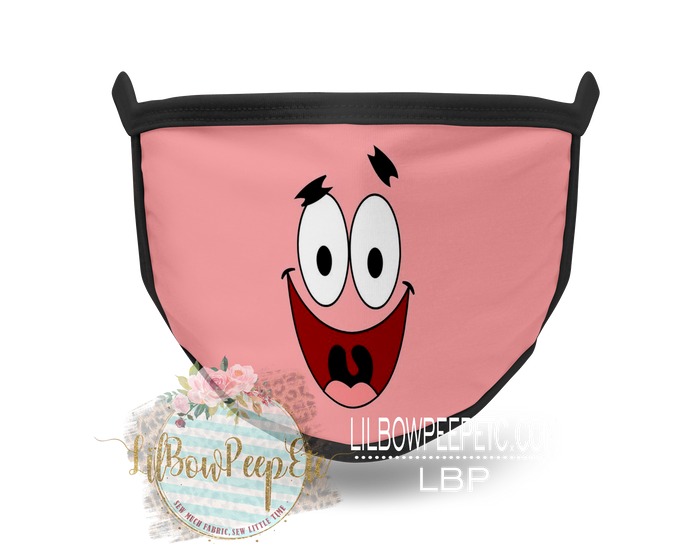 Patrick Starfish Printed Mask