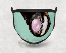 Load image into Gallery viewer, Sloth Blow Bubble Gum Printed Mask