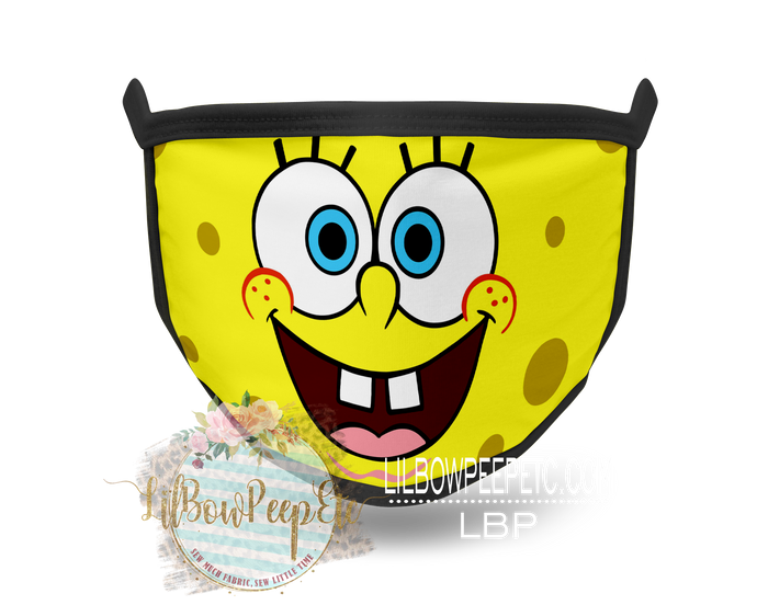 Spongebob Happy Face Printed Mask
