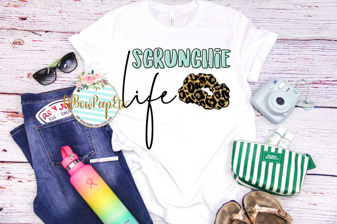 Leopard Scrunchie Life VSCO Girl