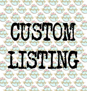 Custom Texas Tee Listing For Melissa