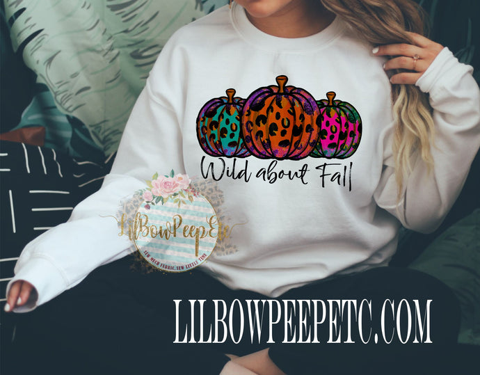 Wild About Fall Crew Unisex Sweatshirt