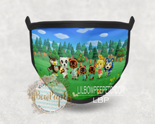 Load image into Gallery viewer, Animal Crossing Friends Face Printed Mask