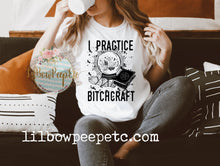 Load image into Gallery viewer, I Practice Bitchcraft Short Sleeve Unisex Adult Tee