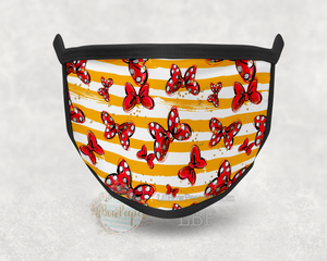 Bows Dotted Printed Mask