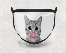 Load image into Gallery viewer, Cat Blow Bubble Gum Printed Mask