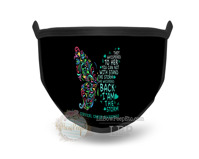 Cervical Cancer Awareness Printed Mask