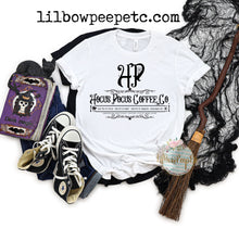 Load image into Gallery viewer, HP Hocus Pocus Coffee Brew Halloween Adult Unisex Tee