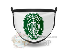 Load image into Gallery viewer, Coughy Filter SBs Printed Mask