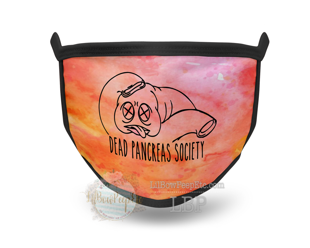 Dead Pancreas Society Printed Mask