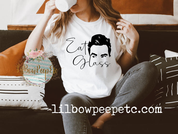 Eat Glass Schitt's Creek Short Sleeve Unisex Adult Tee