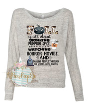 Load image into Gallery viewer, Fall Is All About : Women’s Flowy Off Shoulder Long Sleeve Tee