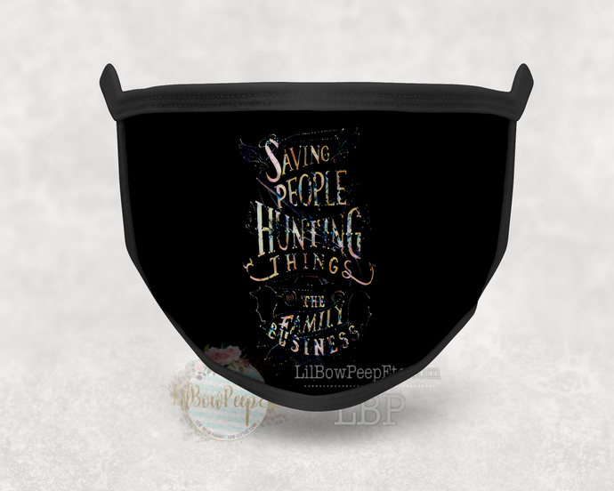 Supernatural Family Business Printed Mask