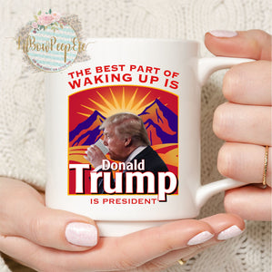 Trump Waking Up Mug