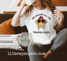 Load image into Gallery viewer, The One With All The Thanksgivings Friends Unisex Tee