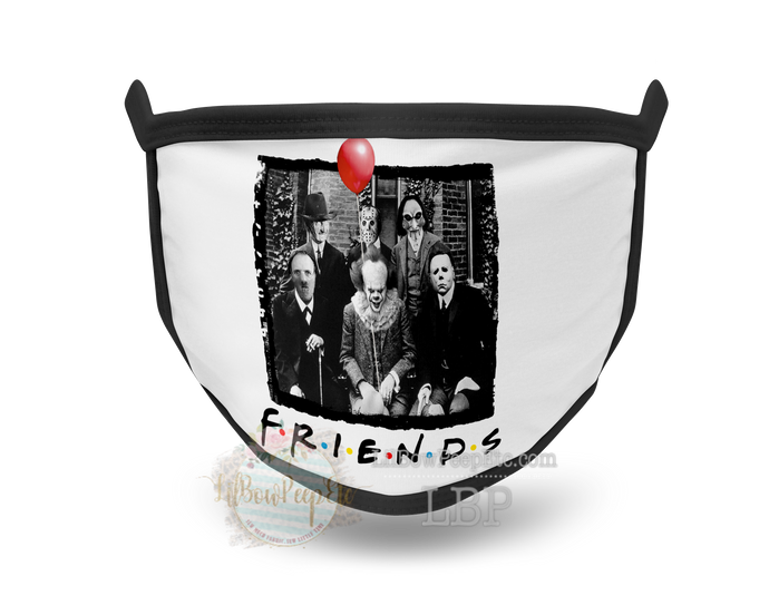 Friends HalloweenPrinted Mask