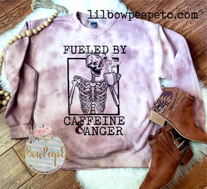 Fueled By Caffeine And Anger Adult unisex Sweatshirt