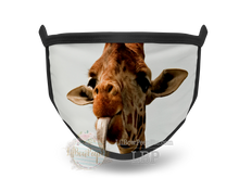 Load image into Gallery viewer, Giraffe Irritated Face Printed Mask