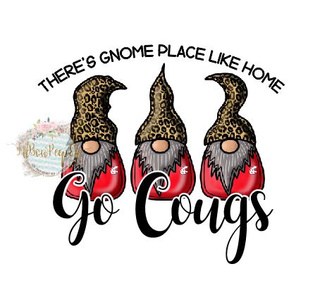 Gnome Place Like Home Go Cougs