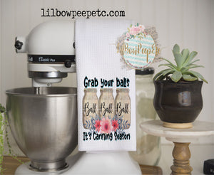 Hand Towel: Floral Grab Your Balls