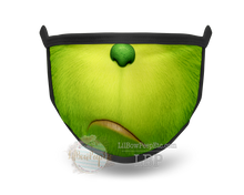 Load image into Gallery viewer, Grinch Mouth Mask Printed Mask