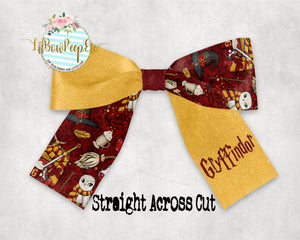 3 in Ribbon Cheer Bow Harry Potter Gryffindor