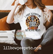 Load image into Gallery viewer, I Hate Everyone But Coffee Helps Unisex Tee Or Raglan